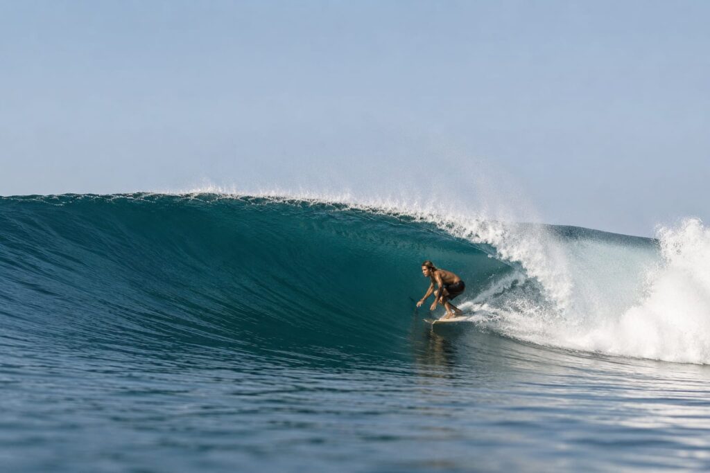Bo'a Beach view, one of Rote Island's best surf spots