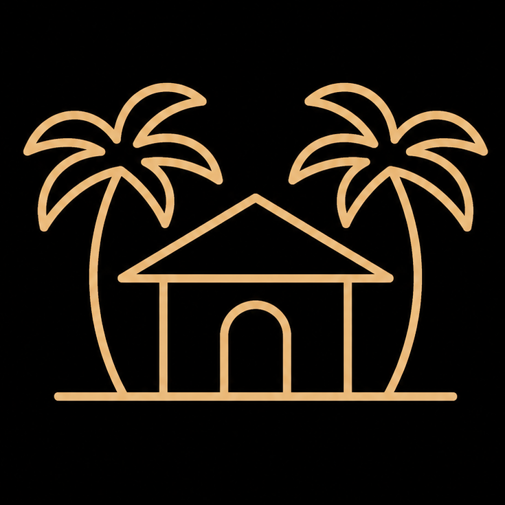 Total privacy icon, The Lontar villa Nemberala